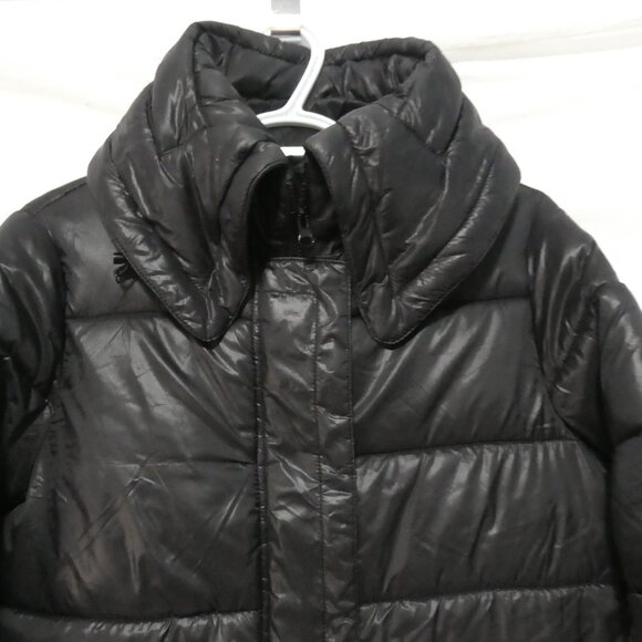 MUDO COLLECTION - Casual Look | size 39 | Black Puffer Jacket With High Collar - Picture 4 of 15